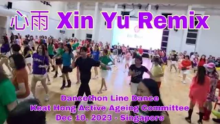 DANCETHON SINGAPORE | 心雨 Xin Yu Remix | LINE DANCE | Beginner | Heru Tian