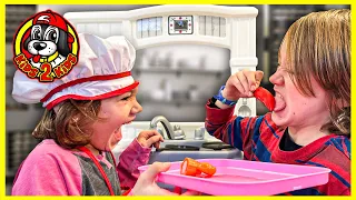 Kids Pretend 👨‍🍳 CALEB GOES TO THE WORST RESTAURANT IN THE WORLD!