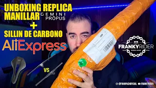 UNBOXING REPLICA MANILLAR GEMINI PROPUS + SILLIN DE CARBONO ALIEXPRESS