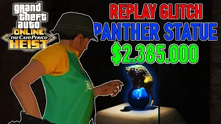 Cayo Perico Heist Solo PANTHER STATUE + Replay Glitch (skip all preps) - GTA Online 2022