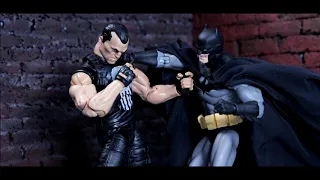 Batman Vs Punisher (stop motion)