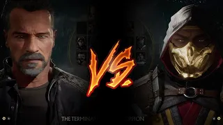 Mortal Kombat 11 - Scorpion vs Terminator (FATALITY)