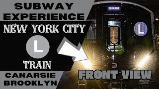 New York City Subway L Train (to Canarsie) Front View