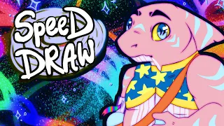 Design Some Random Characters w/ Me!! (Character #3) SPEEDRAW 🦈🐋🔮