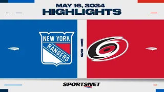 NHL Game 6 Highlights | Rangers vs. Hurricanes - May 16, 2024