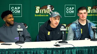 MBB: Siena 70, Iona 64 (Post Game Interview)