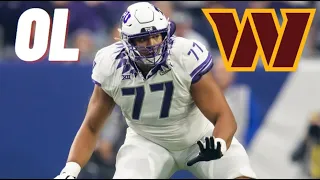 The Washington Commanders Draft OL Brandon Coleman: Most Atheltic Olineman In Class