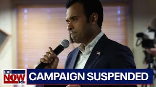 2024 Iowa caucus: Vivek Ramaswamy suspends presidential campaign, endorses Trump | LiveNOW from FOX