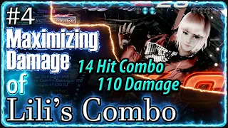 Maximizing Damage of Lili's Combo #4 - TEKKEN 7