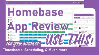Homebase App Review and Overview [Free Scheduling and Time Tracking]