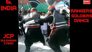 RANGER SIPAHI DANCE AT HEAD SULEMANKI BORDER ,PUNJAB,PAKISTAN...