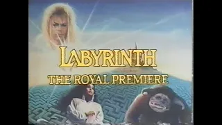 1986 David Bowie Labyrinth The Royal Premier