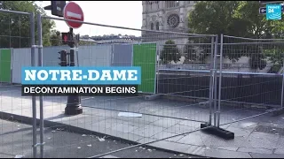 Notre-Dame decontamination begins