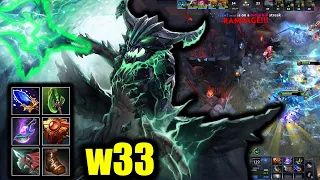 🔥 DOTA 2 GOD - w33 - Insane Outworld Destroyer - 33 Kills - Dota 2 Pro Game Highlights