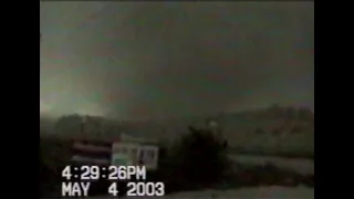 Tornado Before, During, and After: Stockton, MO. May 4, 2003