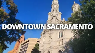 Exploring Downtown Sacramento in California USA Walking Tour #sacramento #downtownsacramento #sac