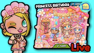 (LIVE) NEW PRincess Birthday Pack + Secrets! (Avatar World gameplay with Everyone's Toy Club)