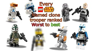 Every named Lego Clone trooper ranked Worst to Best