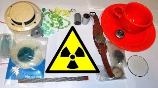 Radioactive Items in a Household and Everyday Life
