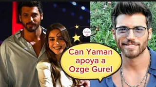 Can Yaman apoya a Ozge Gurel #canyaman #ozgegurel #bittersweet #nazfer #lunallena #canyamanfans