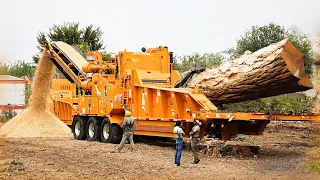 Amazing Powerful Wood Chipper Machines Working, Incredible Tree Shredder Machines & Woodworking