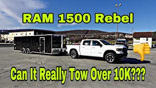 Towing With A 5th Gen RAM 1500 Rebel | Can The RAM Beat GM, Toyota, And, Ford Hauling??? Find Out!!!