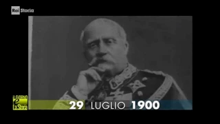 §.1/- (anniversari morte 1900) 29 luglio: REGICIDIO Re Umberto I di Savoia. Anarchico Gaetano Bresci