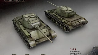 World of Tanks Подробный Обзор танка Т-44 Гайд СССР
