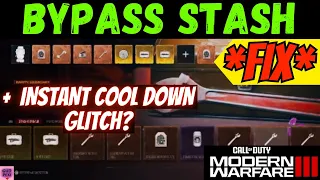 BYPASS STASH GLITCH FIX / STOP LOSING ITEMS DURING EXFIL / INSTANT COOL DOWN GLITCH? / MW3 GLITCHES