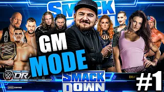 ICH BIN DER CHEF VON SMACK DOWN 😱 Wir gegen MONDAY NIGHT RAW 🔥 WWE 2K22 GM MODE #1