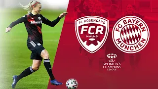 FC Rosengård - FC Bayern 0:1 | Re-Live | UEFA Women's Champions League #UWCL