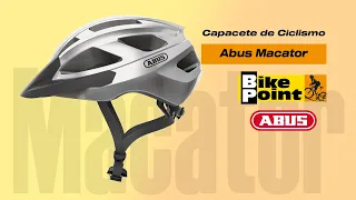 Capacete de Ciclismo Abus Macator Cinza