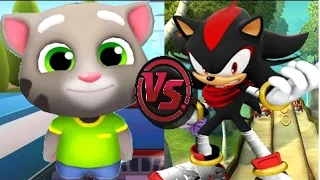 Talking Tom gold run vs Sonic Dash Android Game Play HD By games hole