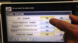 KM C224e-C754e How to Disable Sound (updated)