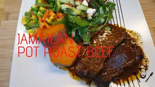 Never  have  i eaten such  delicious Pot Roast Beef Jamaican style||  #roastbeef  #jamaicanfood