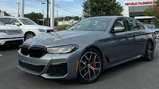 2023 BMW M550 in Skyscraper Grey