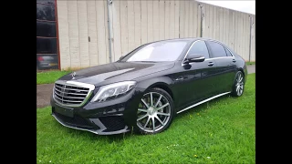 Mercedes-Benz S 63 AMG Exhaust Sound, Start Up & Revs