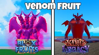 Obtaining The VENOM Fruit In Every One Piece Game ( Roblox )