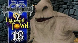 Kingdom Hearts 1.5 HD ReMIX (English) Walkthrough - KH Final Mix Proud Mode Part 16: Halloween Town | Oogie Boogie Boss Battle Fight PS3 Gameplay KHFM