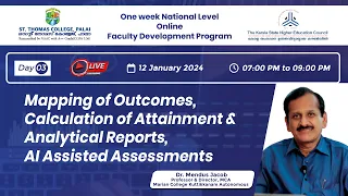 Day 3 | Mapping of Outcomes, Calculation of Attainment & Analytical Reports, AI Assisted Assessments