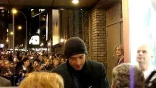 Hugh Jackman at Stage Door after his Back on Broadway show 11/8/11 pt 1