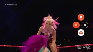 SASHA BANKS VS ALEXA BLISS RAW WOMENS CHAMPIONSHIP