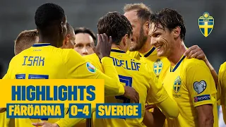 Highlights: Färöarna - Sverige 0-4 | EM-kval 2019 | Mål av Isak, Quaison och Lindelöf!