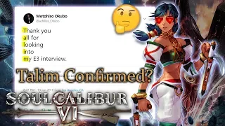 SOULCALIBUR VI | Talim Hinted & Potential for more Fan Characters - General Discussion