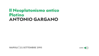 Antonio Gargano - Plotino