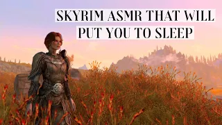 Skyrim ASMR 🐉 Whispering SUPER CLOSE in Your Ears ✨ Facts About Skyrim
