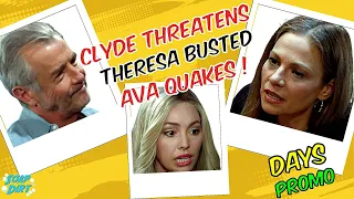 Clyde Threatens, Ava Quakes & Theresa's Busted! Days of our Lives Promo  #dool #days