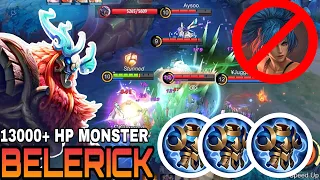 CARRYING A GAME WITH NOOB MM!! NON-STOP ROAMING BELERICK 13000+ HP WITH REVAMPED TWILIGHT ARMOR!!