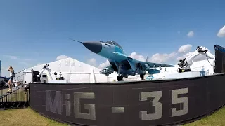 МАКС-2017.Авиасалон в Жуковском.МИГ-35.Выставочные павильоны,девушки красотки. Ждем МАКС 2019