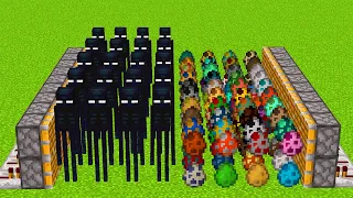 x555 Endermans and ALL mob Eggs in Minecraft combined???